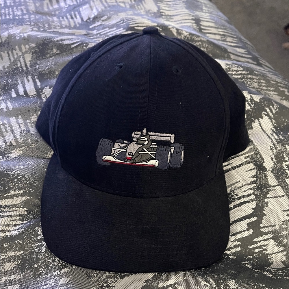 F1 Fans Black Cap with F1 Car Embroidery